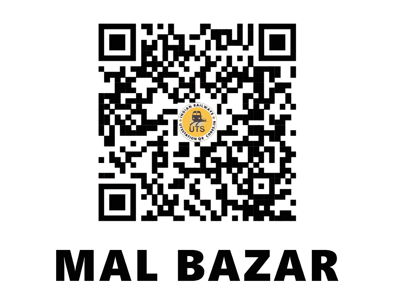 UTS QR Code for MAL BAZAR - MLBZ (NF - WEST BENGAL)